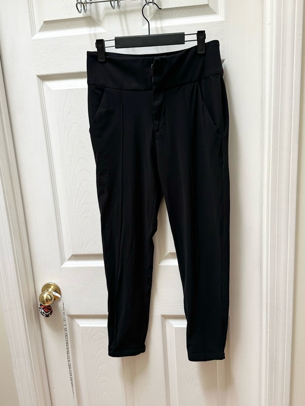 Lululemon Departure Pant Black Women's Black Ponte Ankle Pants 6